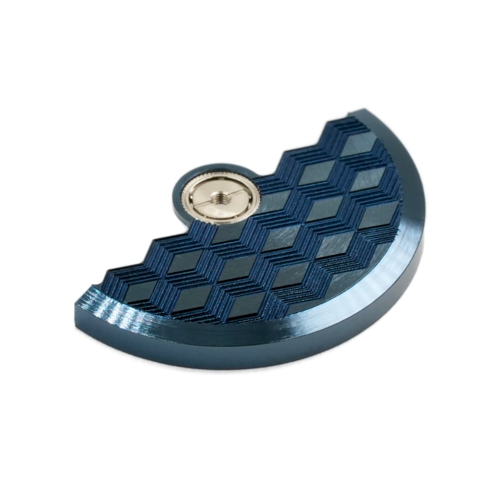NH Movement Rotor - Hemicude - Blue - - - - Lucius Atelier - Swiss Quality Seiko Watch Mod Parts