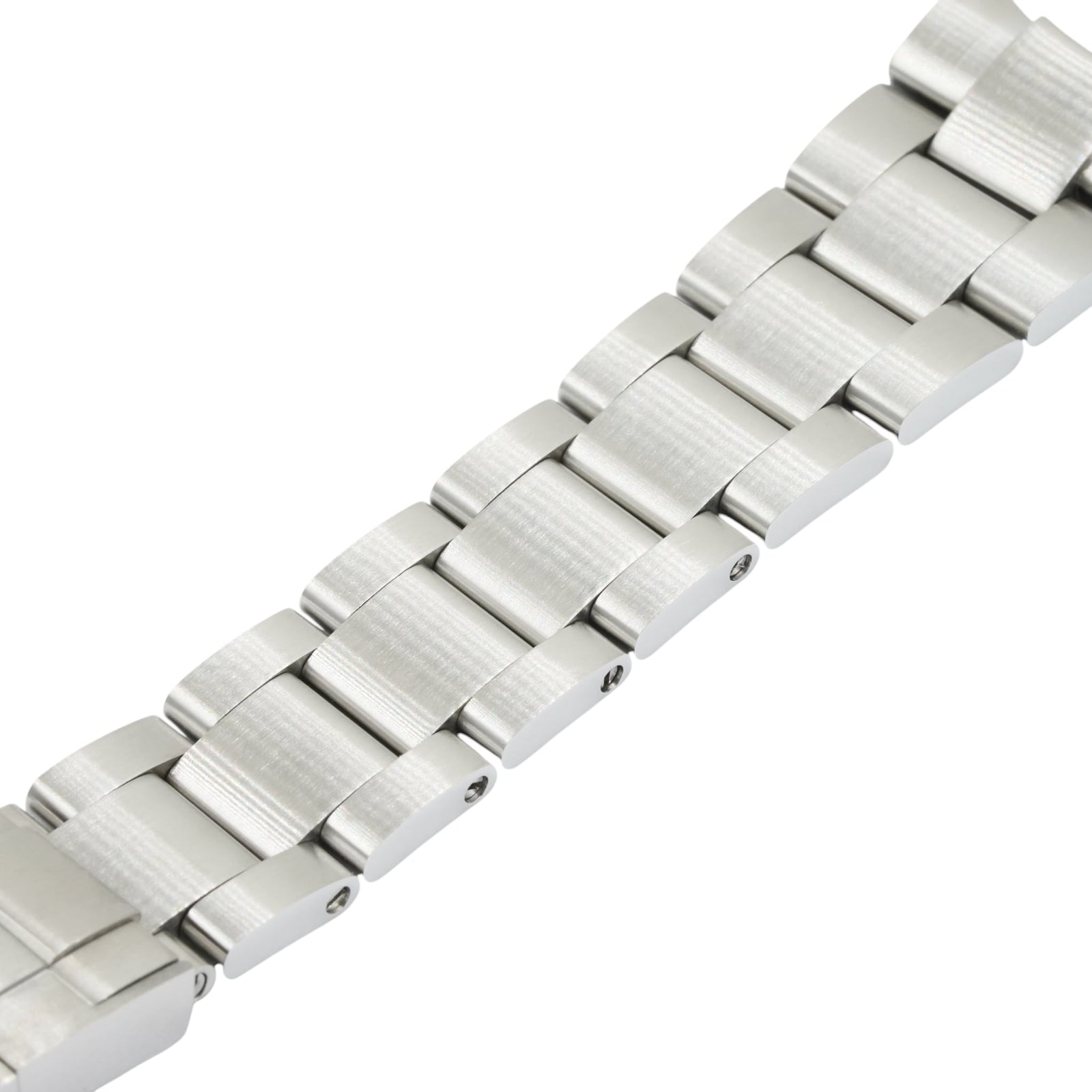 Full-brushed Oyster bracelet, 20/16mm taper, with a toolless on-the-fly clasp — Lucius Atelier Seiko mod — view 6