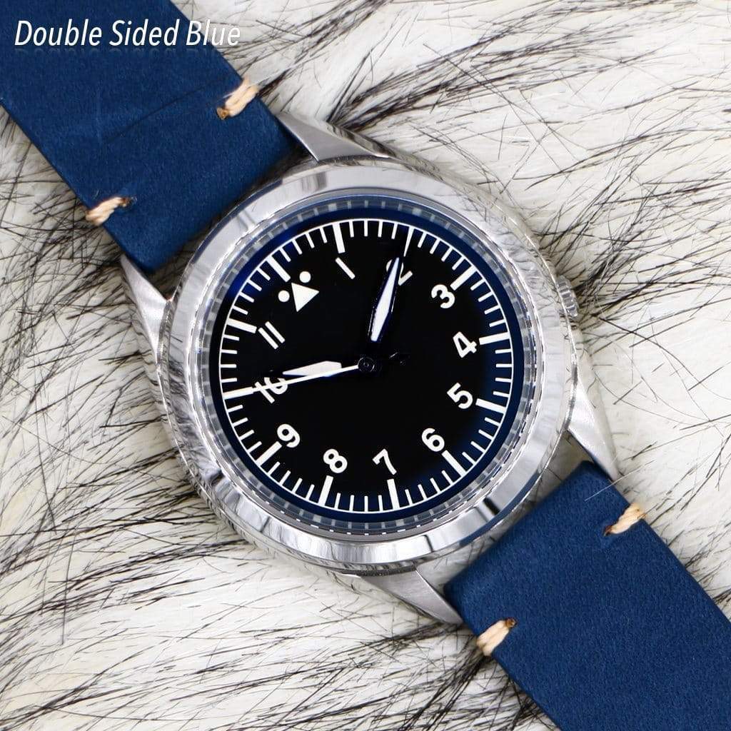 30mm Double Domed Sapphire Crystal - Double Sided - Blue - - - Lucius Atelier - Swiss Quality Seiko Watch Mod Parts