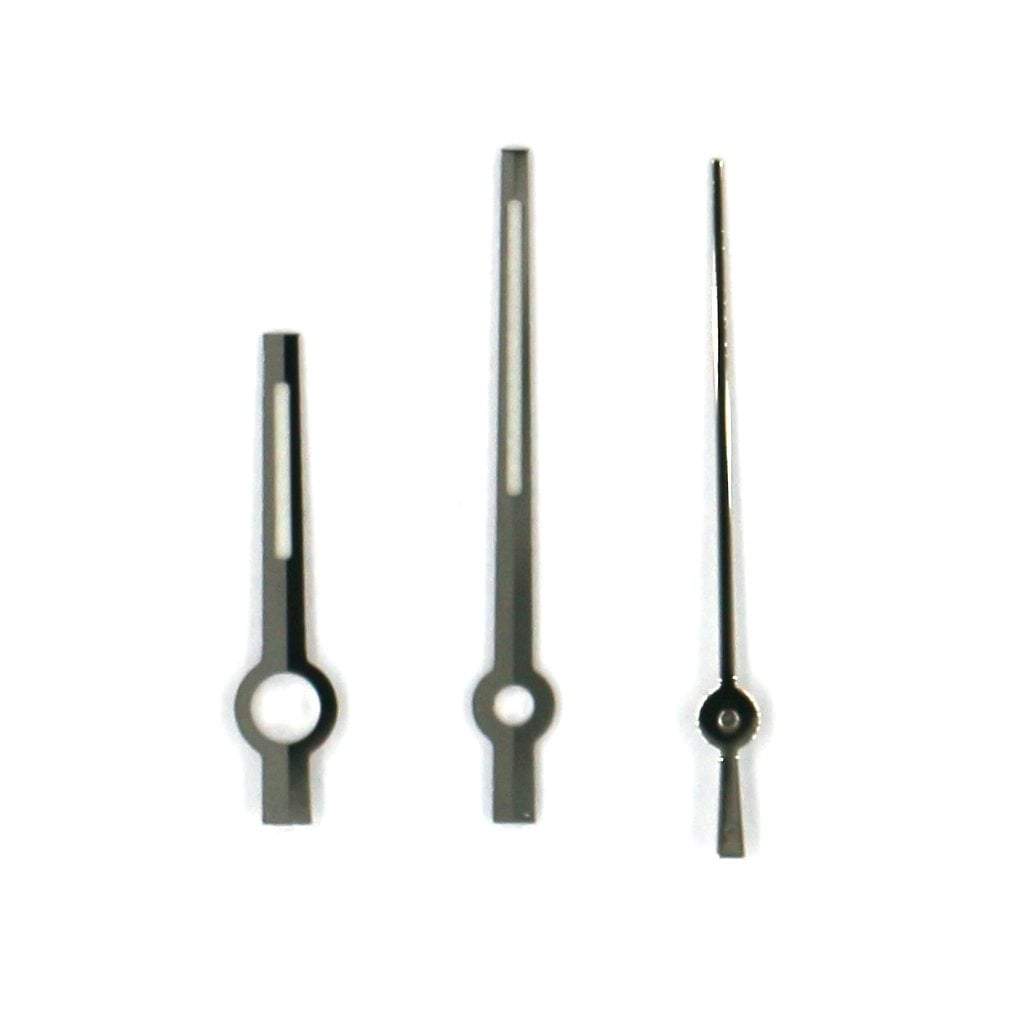 Baton Hands - Polished Silver - BGW9 Grade A - - - Lucius Atelier - Swiss Quality Seiko Watch Mod Parts