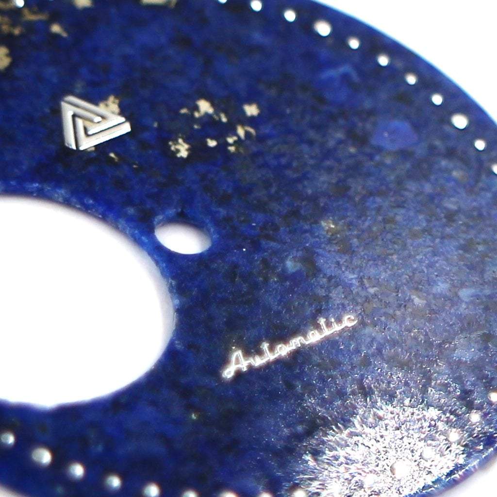 Lapis Lazuli Gemstone Dial (Open Heart) - - - - Lucius Atelier - Swiss Quality Seiko Watch Mod Parts