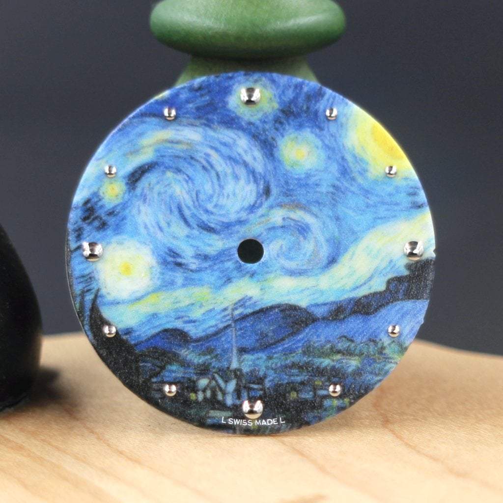 Luminous The Starry Night Dial (No Date) - - - - Lucius Atelier - Swiss Quality Seiko Watch Mod Parts