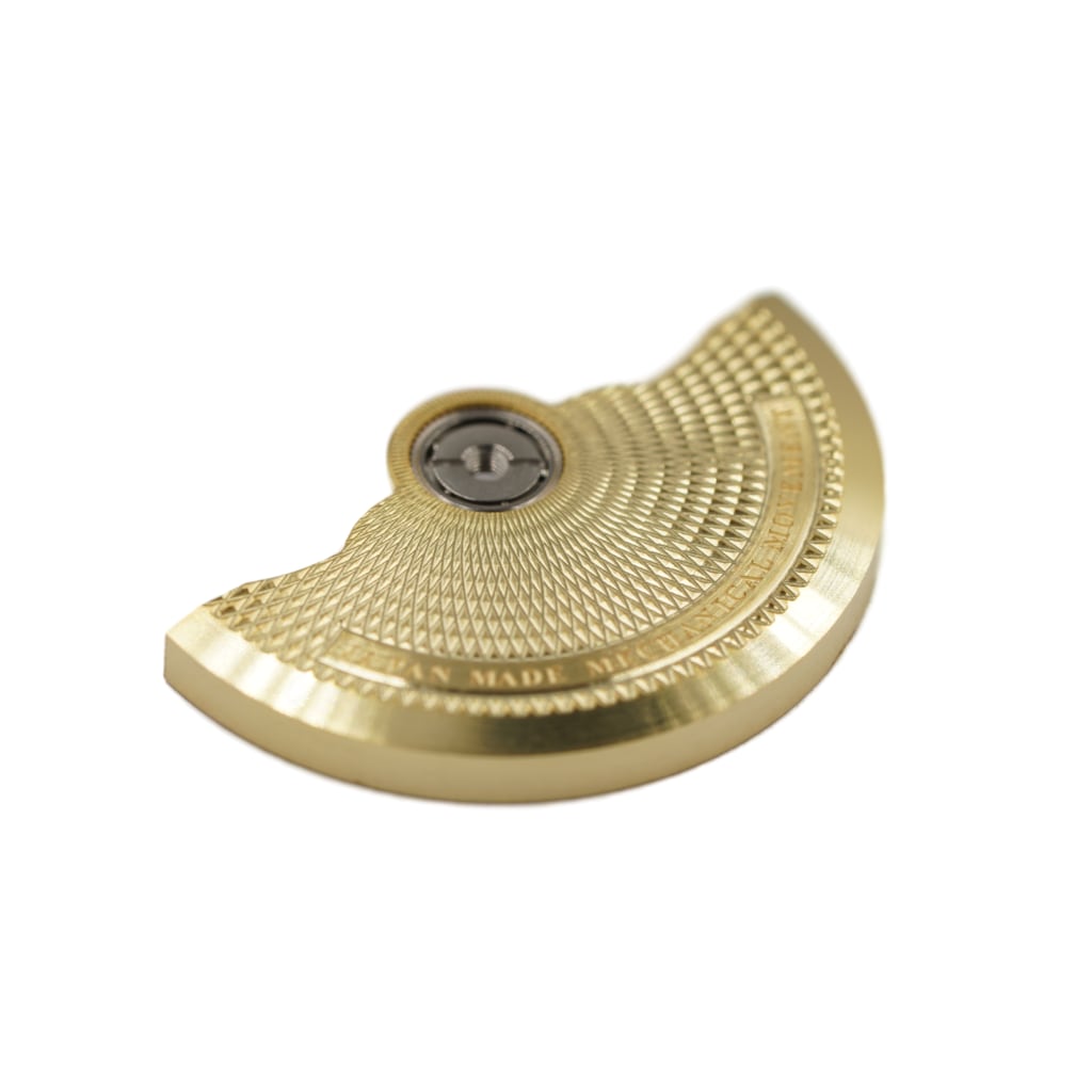 NH Movement Rotor - FPJ Diamond - Yellow Gold - - - - Lucius Atelier - Swiss Quality Seiko Watch Mod Parts