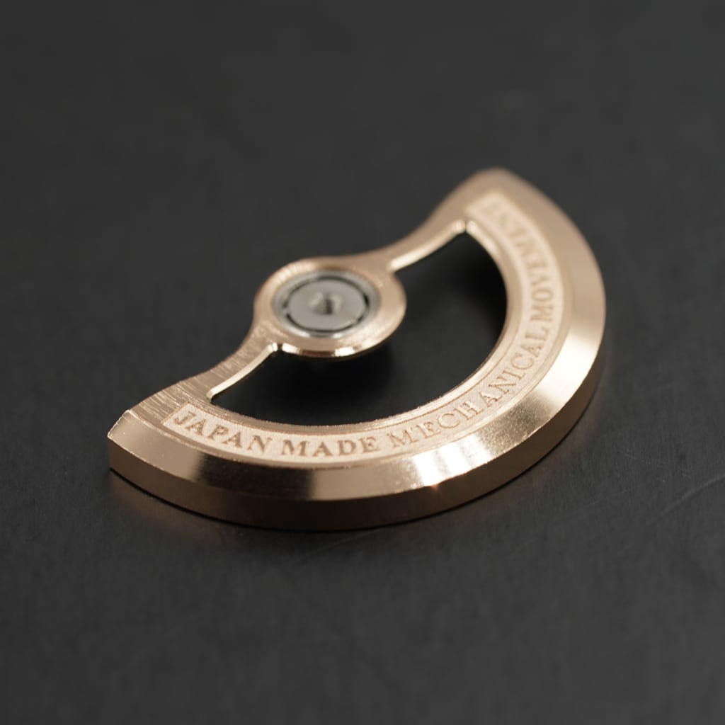NH Movement Rotor - GS 9SA5 - Rose Gold - - - - Lucius Atelier - Swiss Quality Seiko Watch Mod Parts