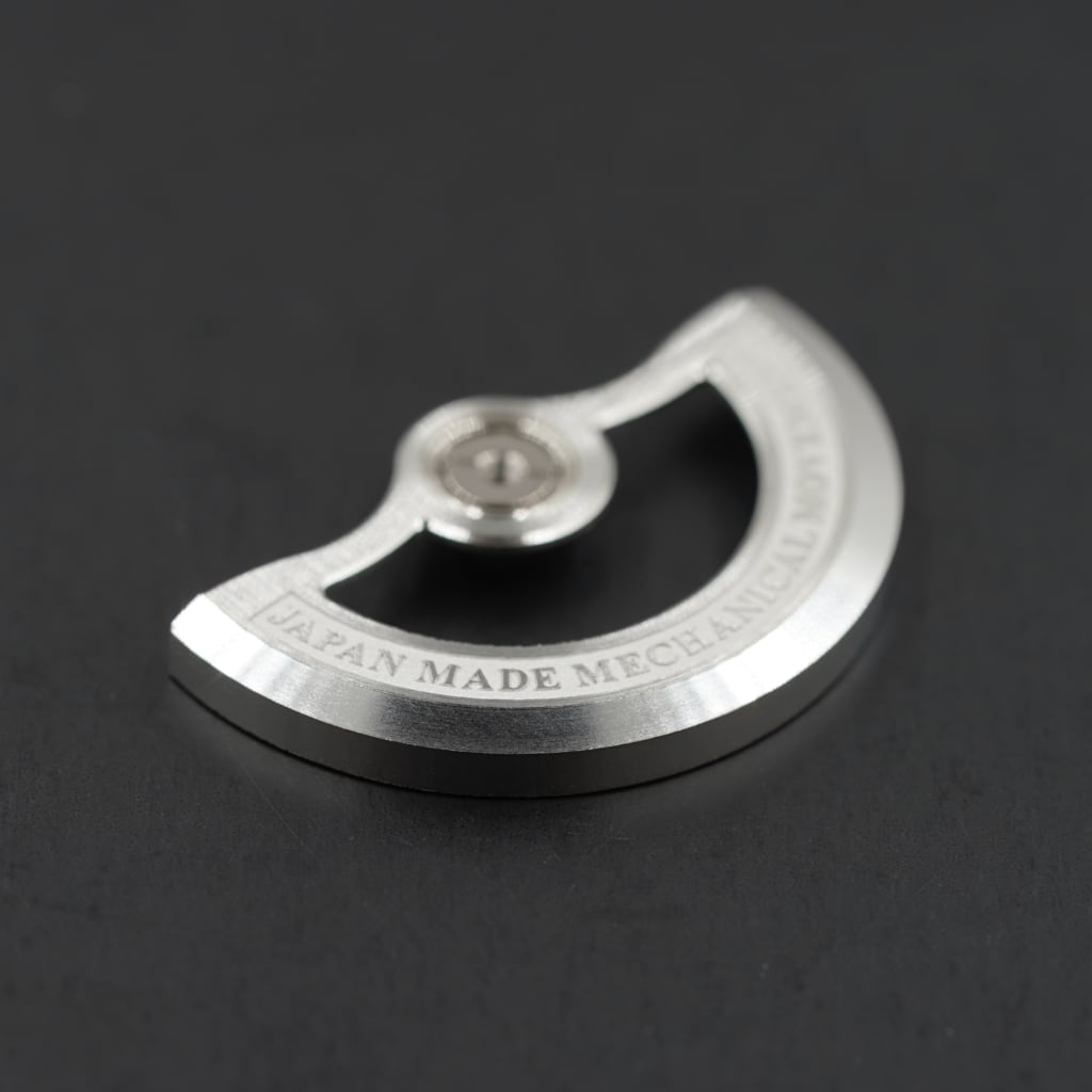 NH Movement Rotor - GS 9SA5 - Silver - - - - Lucius Atelier - Swiss Quality Seiko Watch Mod Parts