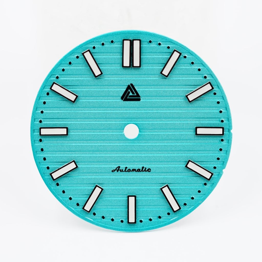 Nautilus Turquoise Dial (No Date) - - - - Lucius Atelier - Swiss Quality Seiko Watch Mod Parts