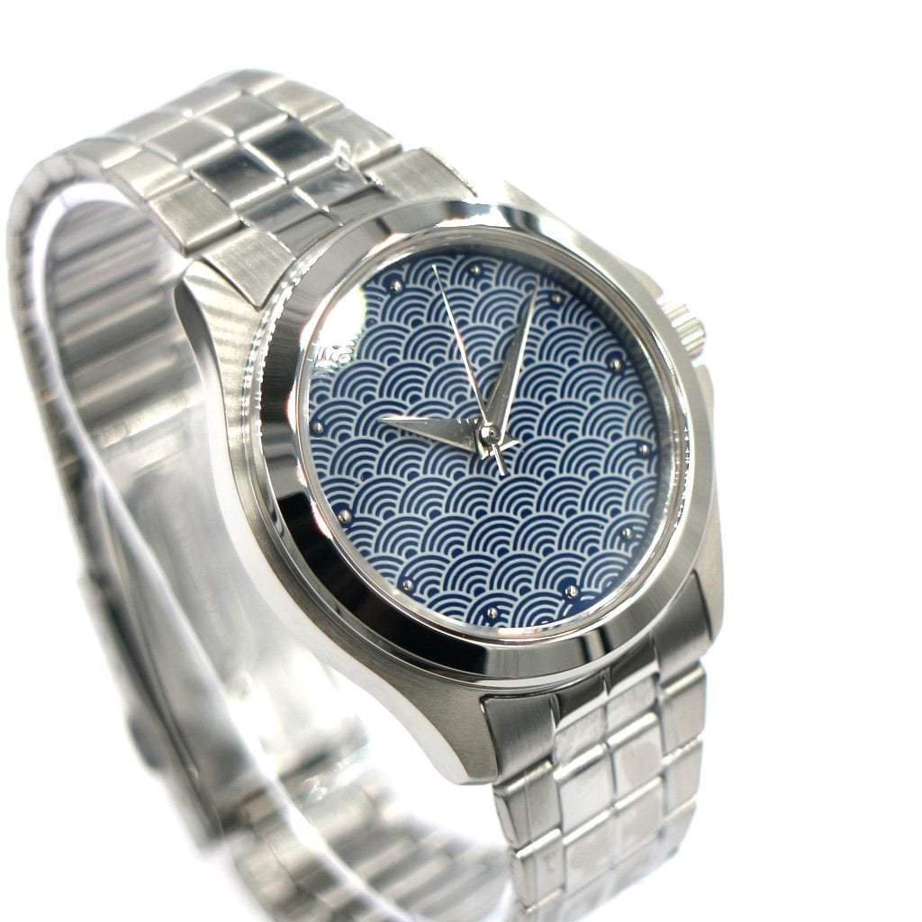 SEIKO 5 SNKK87 Seigaiha Mod #XXX288 - - - - Lucius Atelier - Swiss Quality Seiko Watch Mod Parts