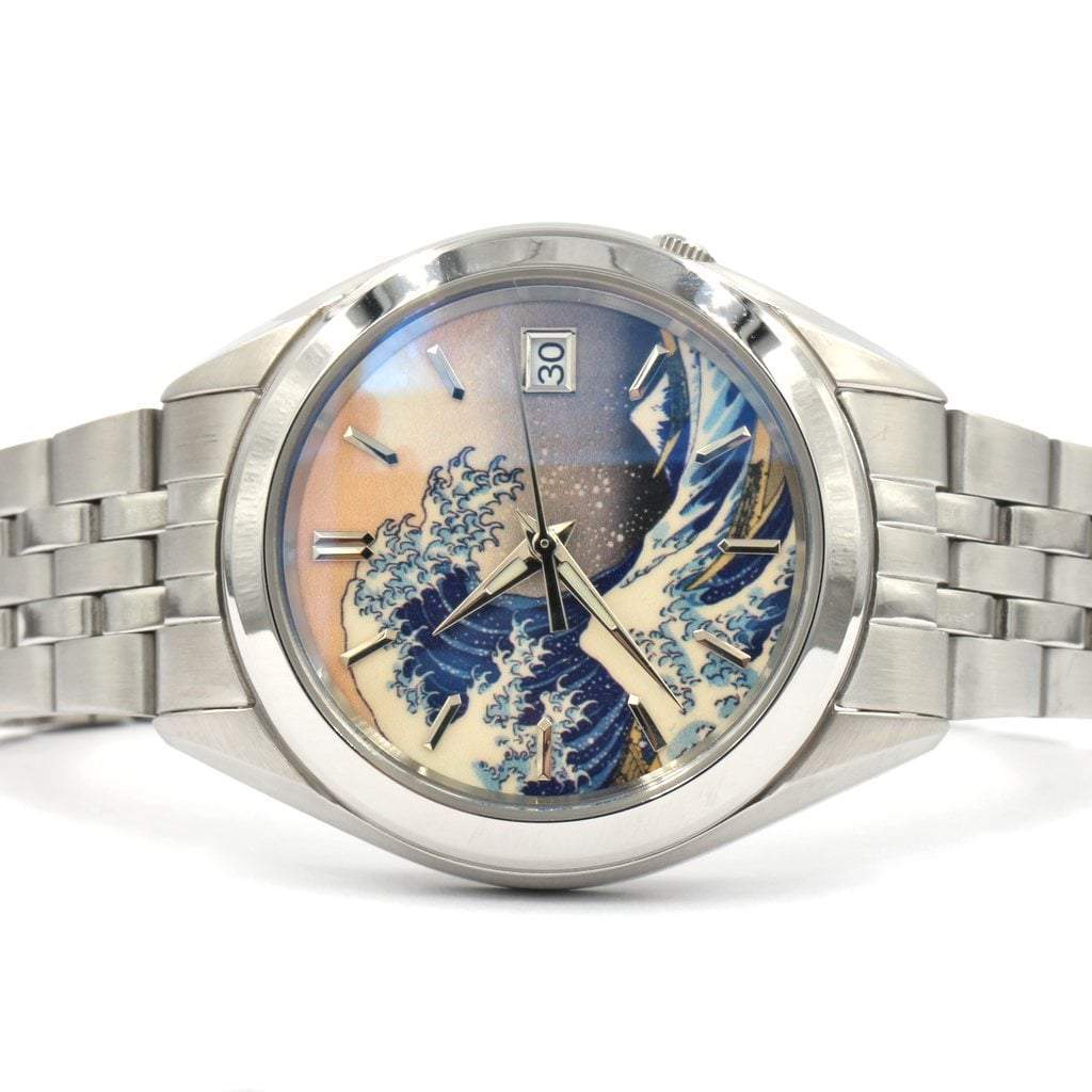 SEIKO 5 SNKL15 The Great Wave Mod #XXX989 - - - - Lucius Atelier - Swiss Quality Seiko Watch Mod Parts