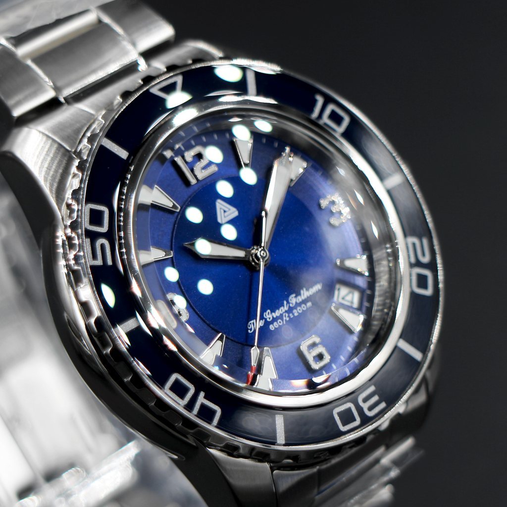 SEIKO SNZH53 The Great Fathom Blue Edition #XXX806 - - - - Lucius Atelier - Swiss Quality Seiko Watch Mod Parts