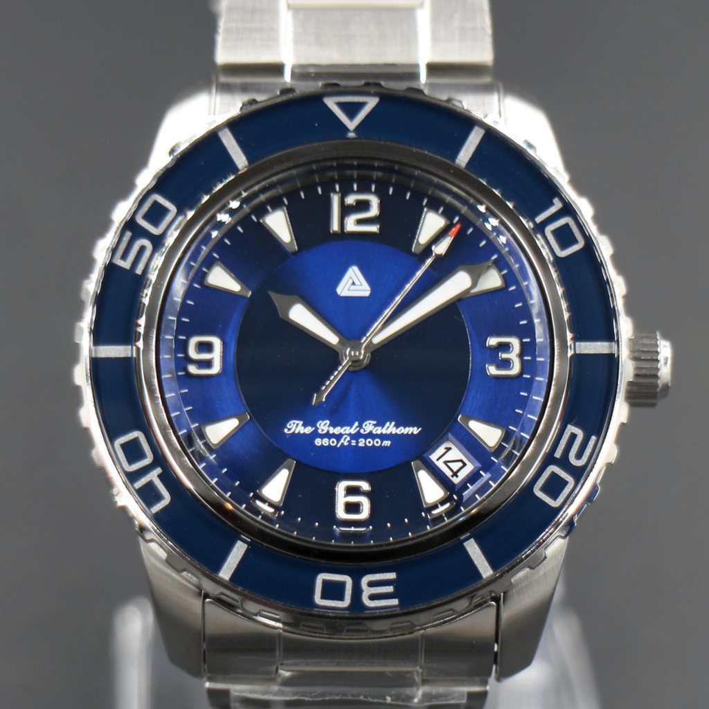 SEIKO SNZH53 The Great Fathom Blue Edition #XXX806 - - - - Lucius Atelier - Swiss Quality Seiko Watch Mod Parts