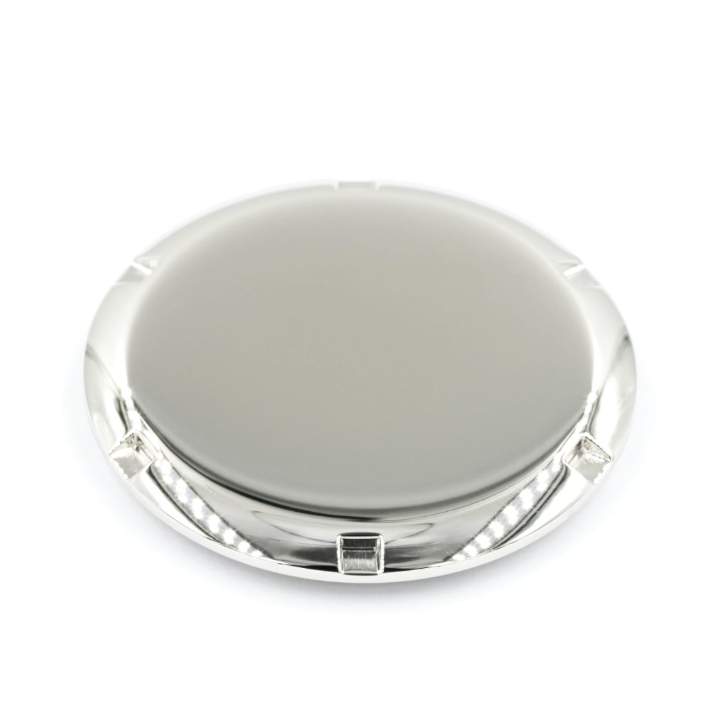 SKX Slim Solid Caseback - Silver Mirror Polished - - - - Lucius Atelier - Swiss Quality Seiko Watch Mod Parts