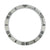 SKX007 Ceramic Bezel Insert (Slope) - Yacht Master Silver - - - - Lucius Atelier - Swiss Quality Seiko Watch Mod Parts