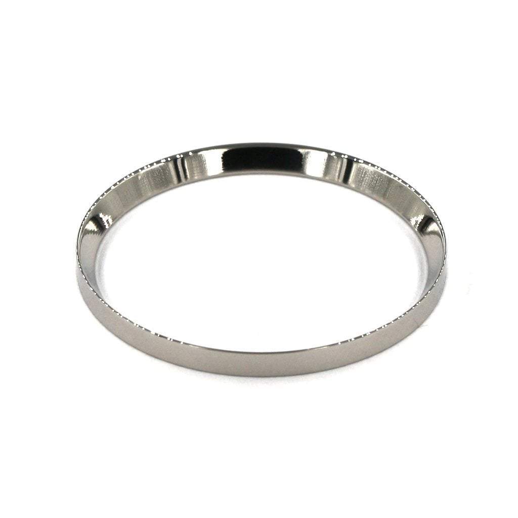 SKX007 Mirror Polished Silver Chapter Ring - - - - Lucius Atelier - Swiss Quality Seiko Watch Mod Parts