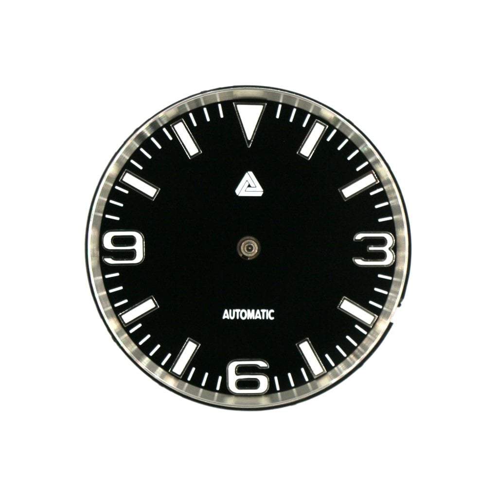 SKX013 Brushed Silver Chapter Ring - - - - Lucius Atelier - Swiss Quality Seiko Watch Mod Parts