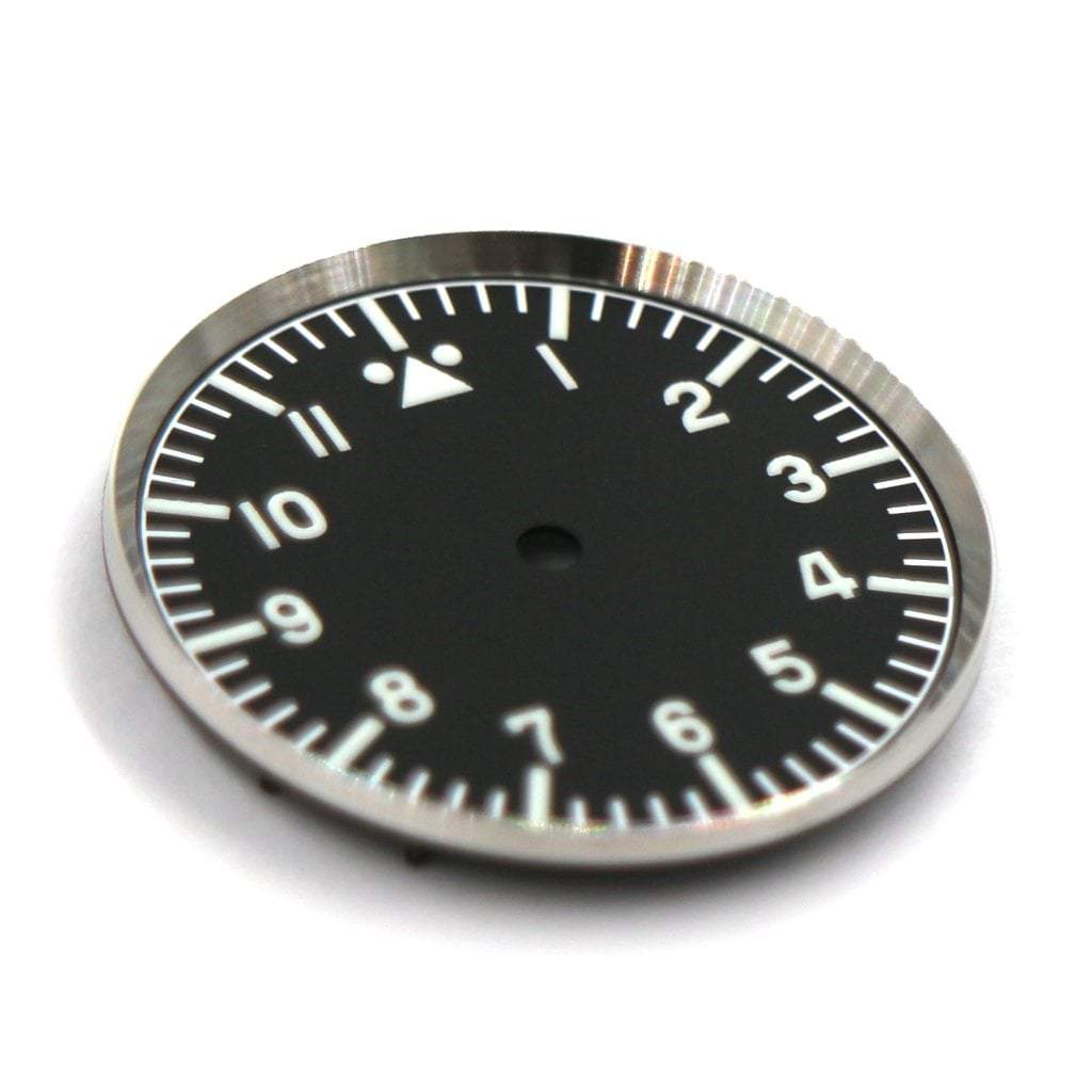 SKX013 Brushed Silver Chapter Ring - - - - Lucius Atelier - Swiss Quality Seiko Watch Mod Parts