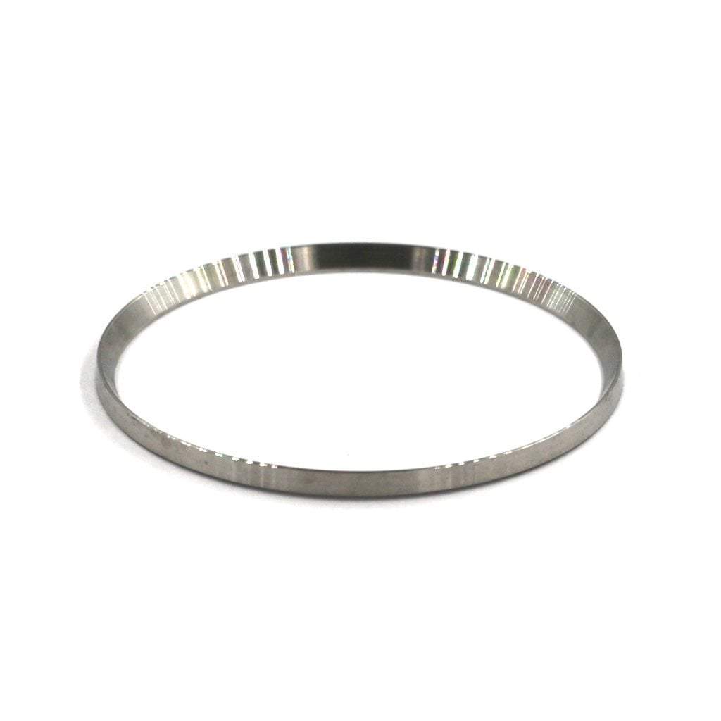 SKX013 Brushed Silver Chapter Ring - - - - Lucius Atelier - Swiss Quality Seiko Watch Mod Parts