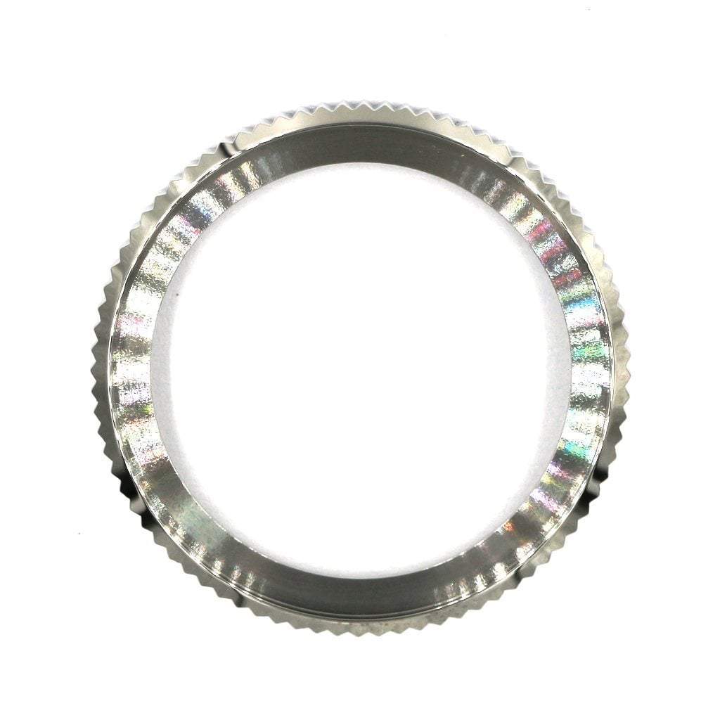 SKX013 The Coin Edge Bezel - Silver Mirror Polished - - - - Lucius Atelier - Swiss Quality Seiko Watch Mod Parts