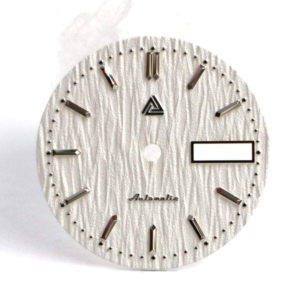 Shirakaba White Birch Tree Dial (Day Date) - - - - Lucius Atelier - Swiss Quality Seiko Watch Mod Parts