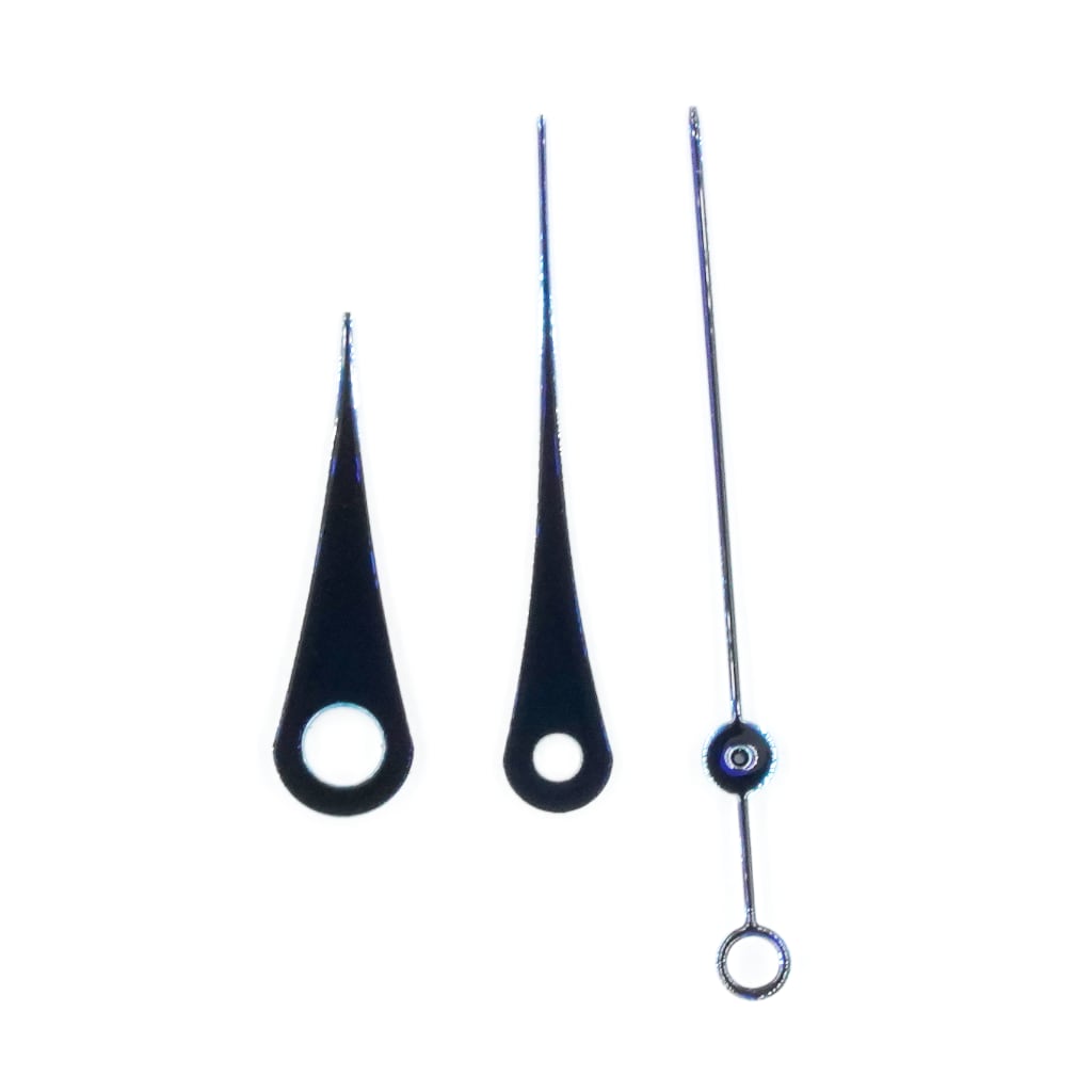 Teardrop Needle Hands - Polished Blue - - - - Lucius Atelier - Swiss Quality Seiko Watch Mod Parts