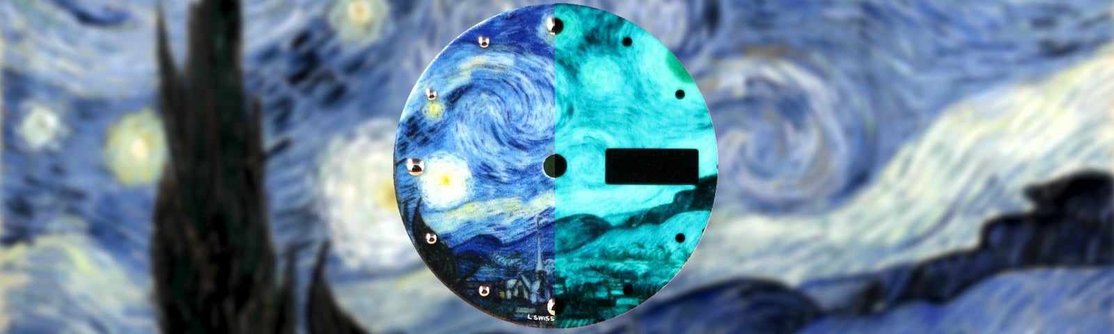 Luminous The Starry Night Dial - A SEIKO Mod Part by Lucius Atelier