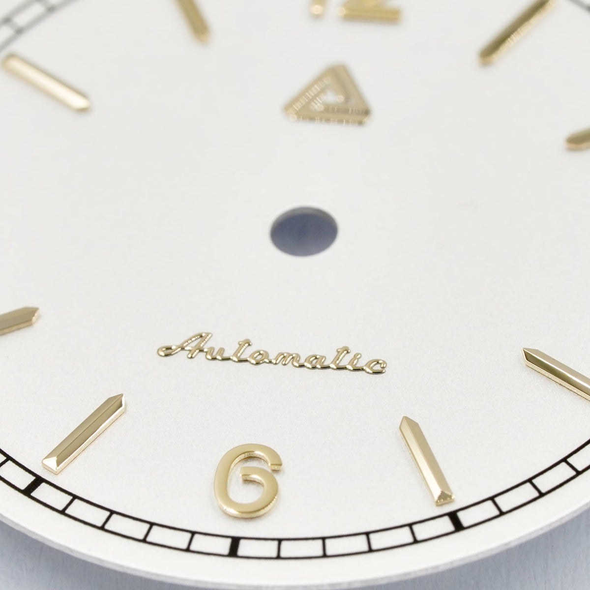 1908 Dial - Yellow Gold Indices (No Date) - - - - Lucius Atelier - Swiss Quality Seiko Watch Mod Parts