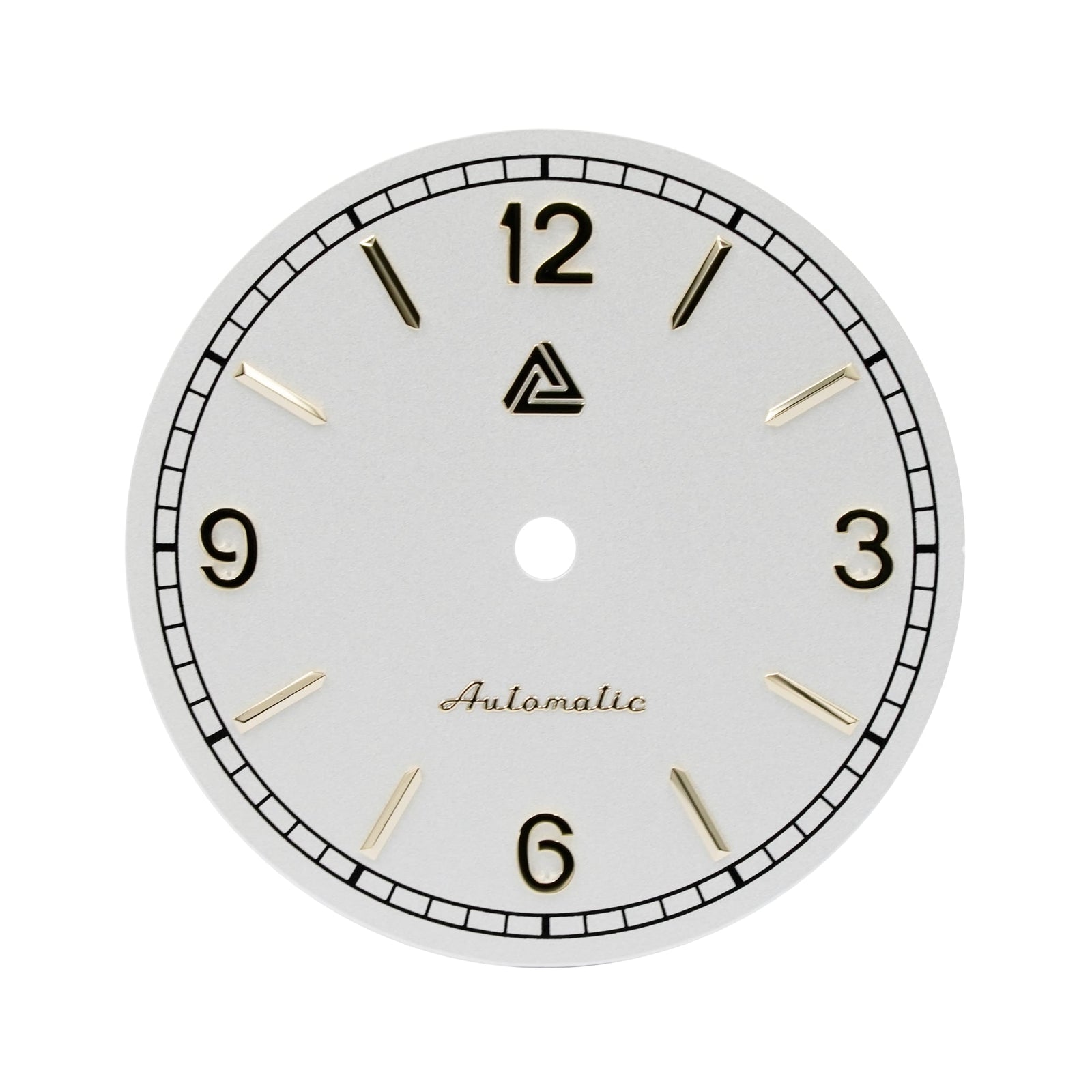 1908 Dial - Yellow Gold Indices (No Date) - - - - Lucius Atelier - Swiss Quality Seiko Watch Mod Parts