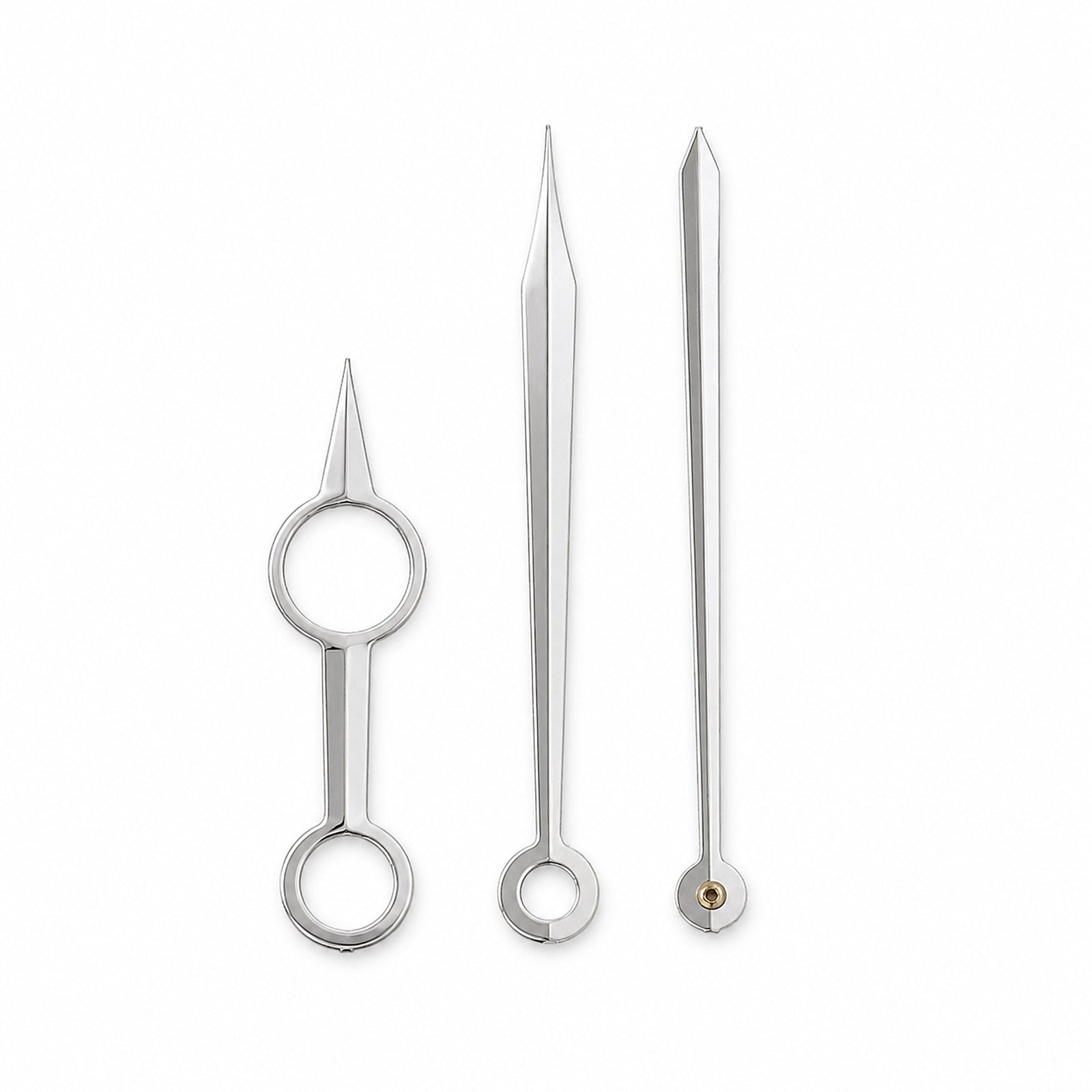 1908 Sword Breguet Hands - Polished Silver - - - - Lucius Atelier - Swiss Quality Seiko Watch Mod Parts