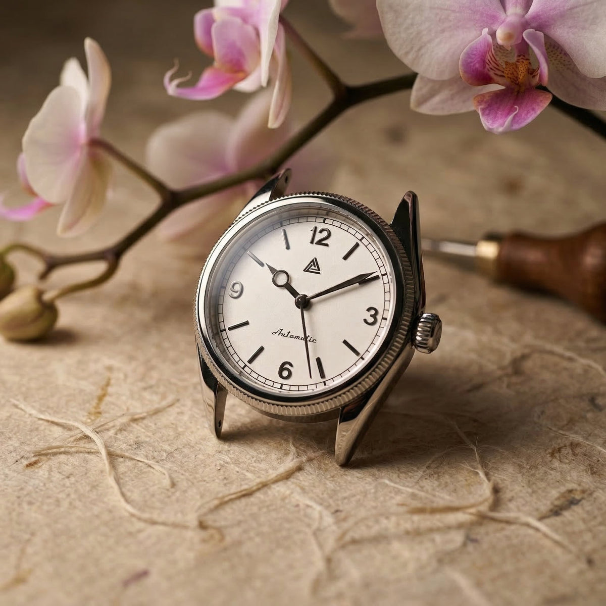 1908 Watch Case - 36mm [ULTRA THIN EDITION / NH34-Ready] - Solid - - - Lucius Atelier - Swiss Quality Seiko Watch Mod Parts