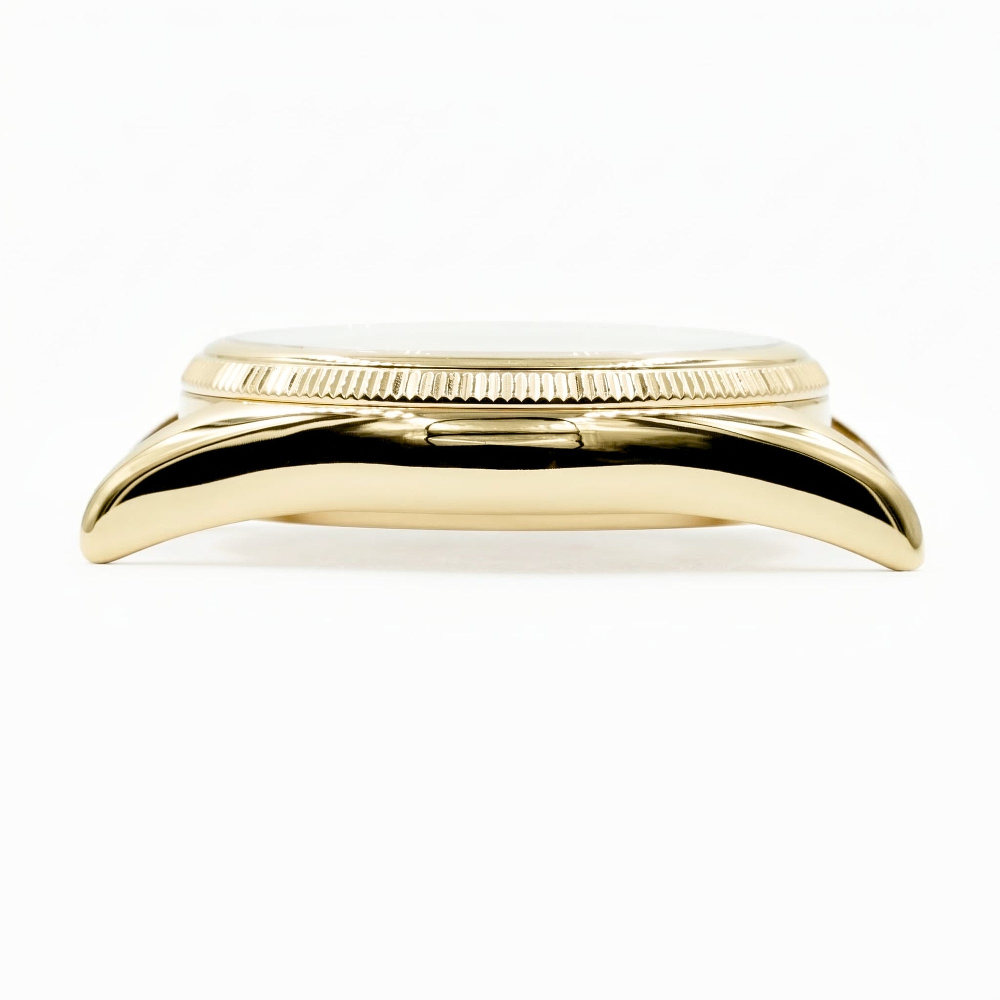 1908 Gold Watch Case 36mm — Ultra Thin NH34 GMT-Ready | Lucius Atelier