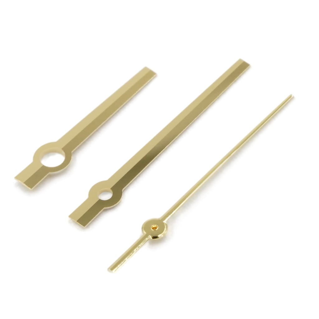 Baton Hands - Polished Yellow Gold (President Edition) - - - - Lucius Atelier - Swiss Quality Seiko Watch Mod Parts
