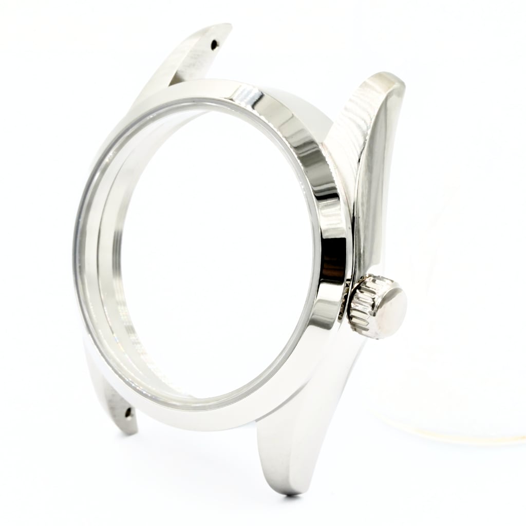 Explorer Watch Case - 36mm [ULTRA THIN EDITION / TITANIUM POLISHED] - - - - Lucius Atelier - Swiss Quality Seiko Watch Mod Parts