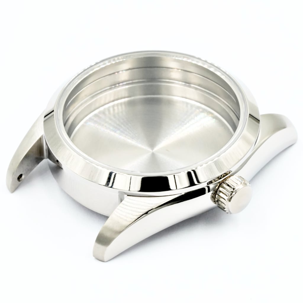 Explorer Watch Case - 36mm [ULTRA THIN EDITION / TITANIUM POLISHED] - - - - Lucius Atelier - Swiss Quality Seiko Watch Mod Parts
