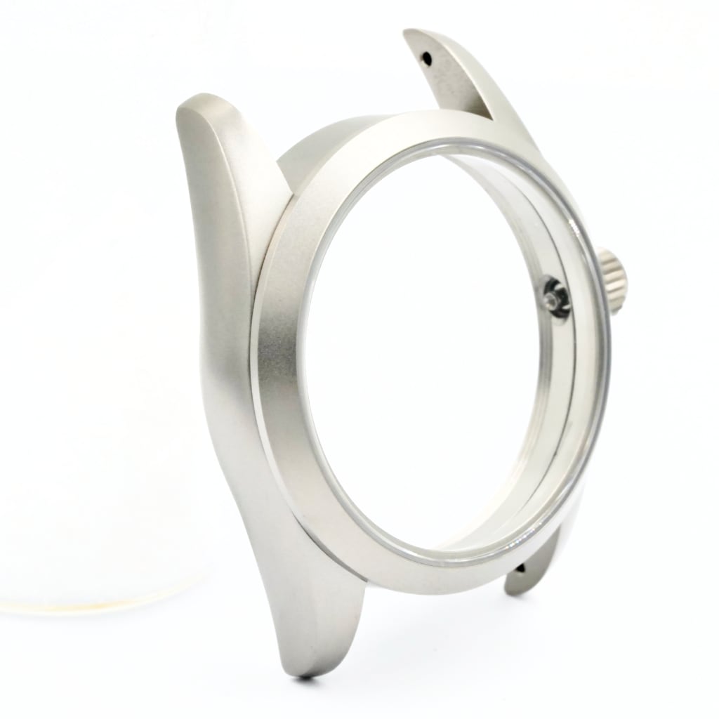 Explorer Watch Case - 36mm [ULTRA THIN EDITION / TITANIUM SANDBLASTED] - - - - Lucius Atelier - Swiss Quality Seiko Watch Mod Parts