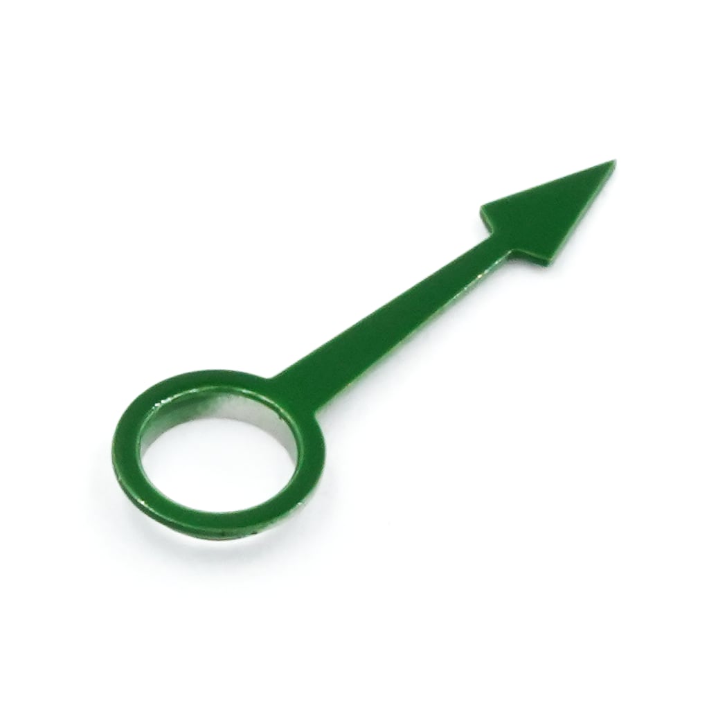 GMT Hands - GS Arrow [For NH34] - Green - - - Lucius Atelier - Swiss Quality Seiko Watch Mod Parts