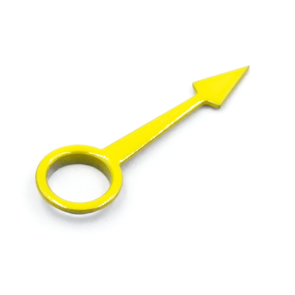 GMT Hands - GS Arrow [For NH34] - Yellow - - - Lucius Atelier - Swiss Quality Seiko Watch Mod Parts