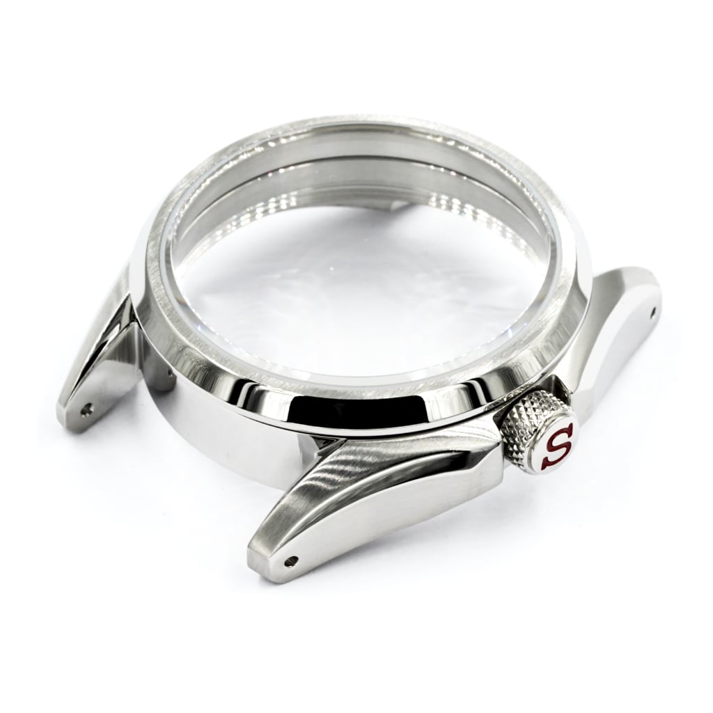 GS Diver Watch Case - 36mm [NH34-Ready] - NH [Solid] - - - Lucius Atelier - Swiss Quality Seiko Watch Mod Parts