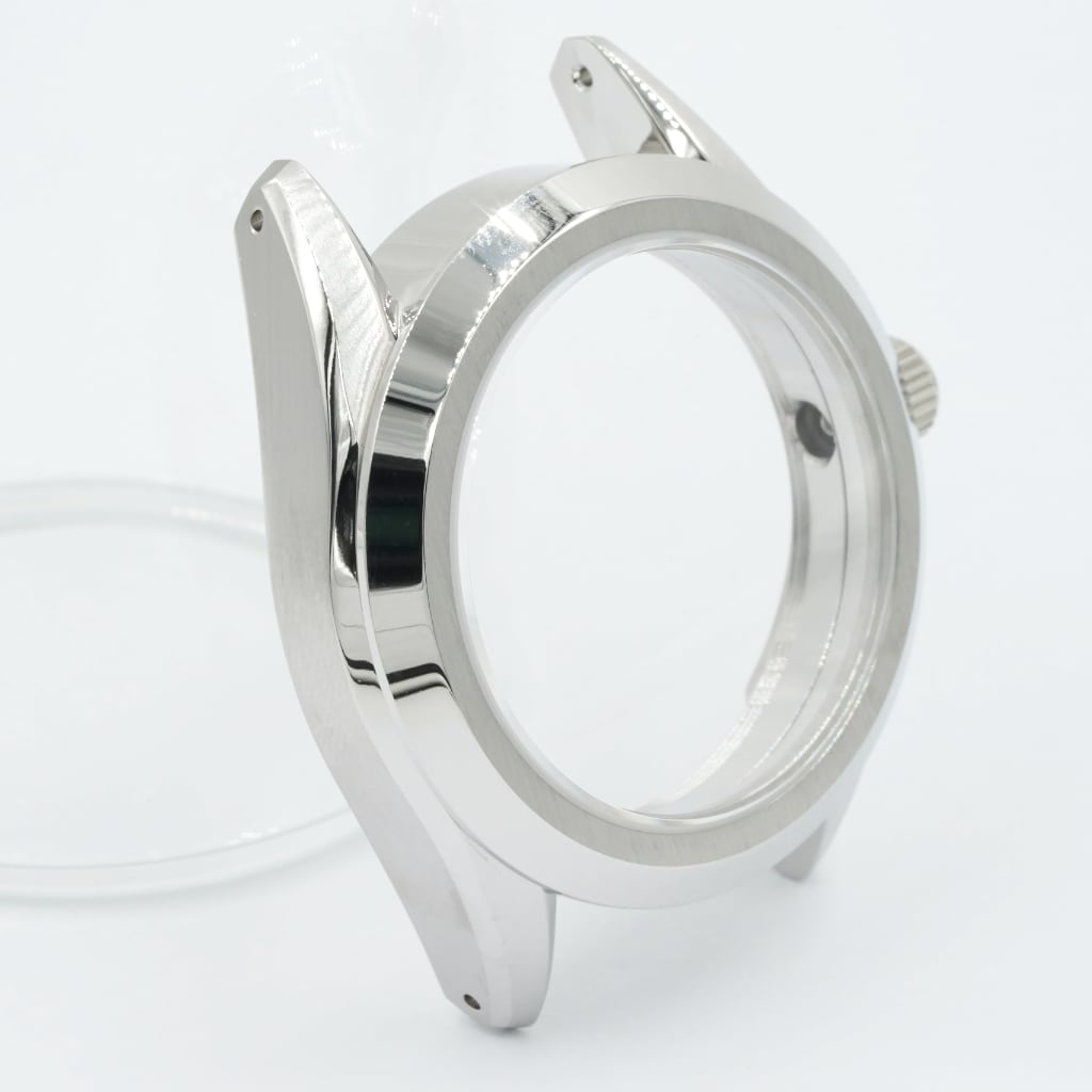 GS Watch Case - 39mm v2 [NH34-Ready] - NH [Solid] - Coin Edge 6mm - No Sign / Plain - Lucius Atelier - Swiss Quality Seiko Watch Mod Parts