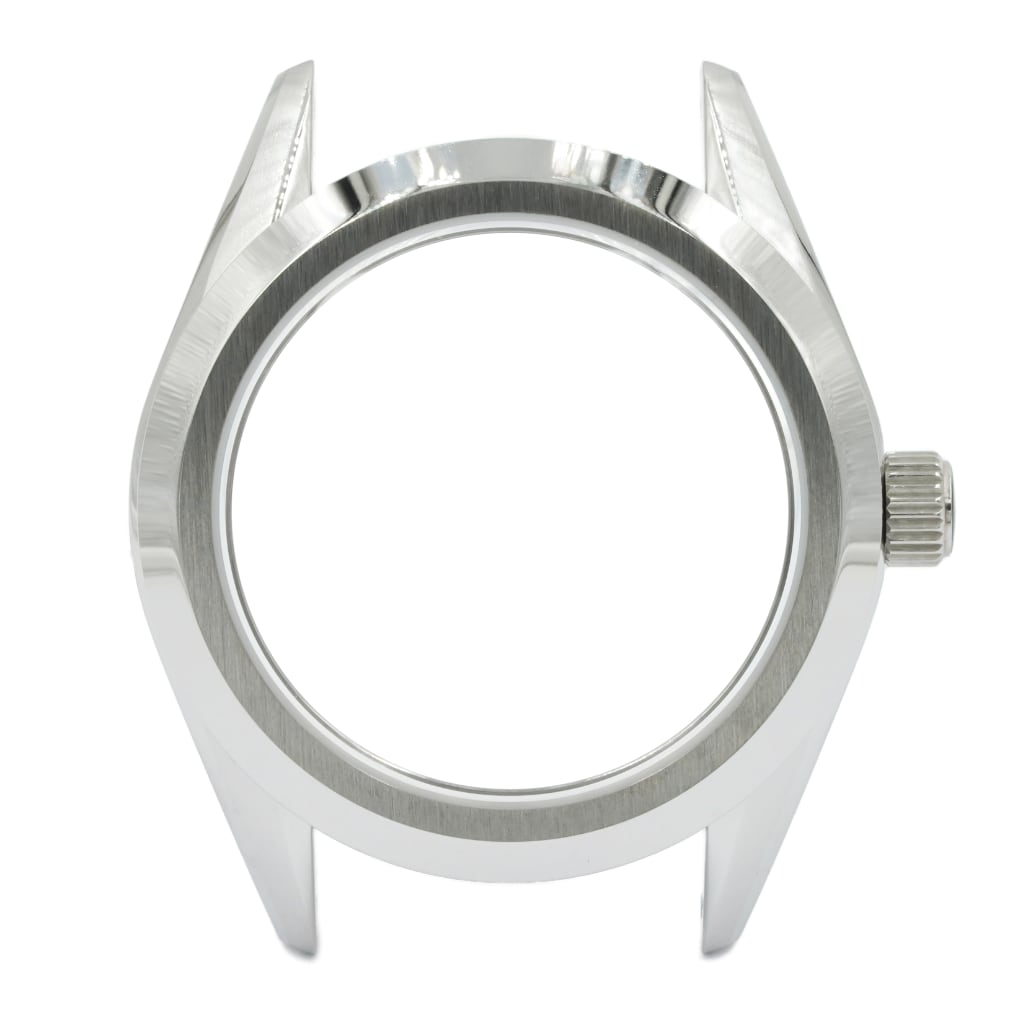 GS Watch Case - 39mm v2 [NH34-Ready] - NH [Solid] - Coin Edge 6mm - No Sign / Plain - Lucius Atelier - Swiss Quality Seiko Watch Mod Parts