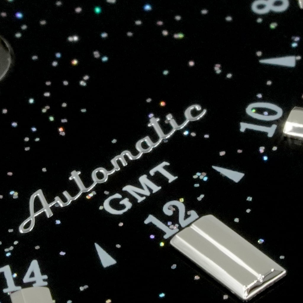 Grand Seiko GMT Dial - Stardust [For NH34] - - - - Lucius Atelier - Swiss Quality Seiko Watch Mod Parts