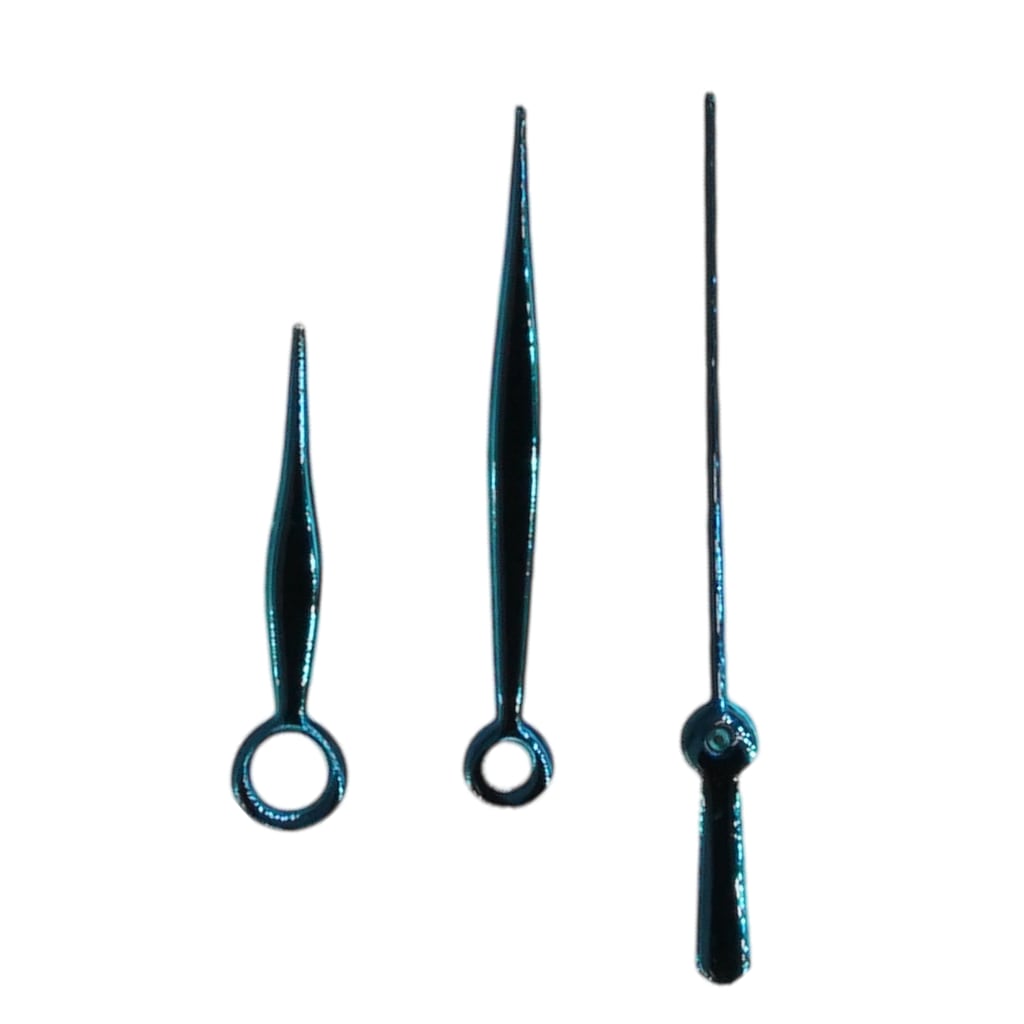 Leaf Hands - Polished Blue - - - - Lucius Atelier - Swiss Quality Seiko Watch Mod Parts