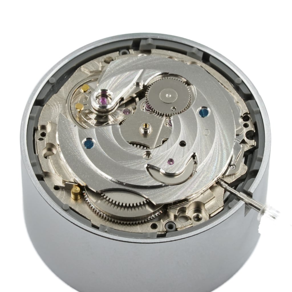 NH Movement Bridge - Côtes de Genève - Circular - Silver - - - - Lucius Atelier - Swiss Quality Seiko Watch Mod Parts
