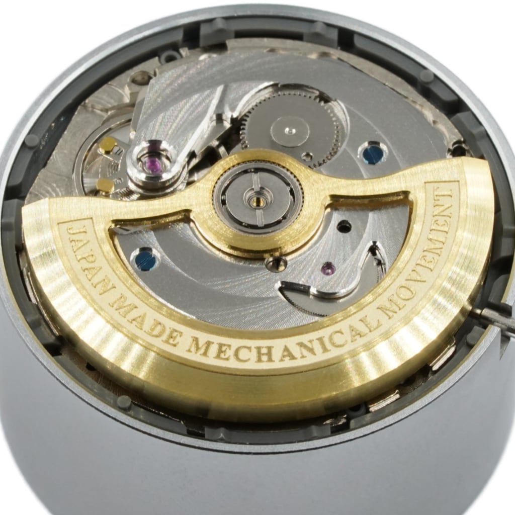NH Movement Bridge - Côtes de Genève - Circular - Silver - - - - Lucius Atelier - Swiss Quality Seiko Watch Mod Parts
