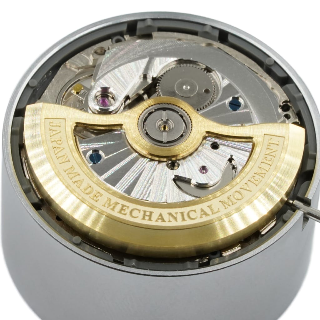 NH Movement Bridge - Côtes de Genève - Sunburst - Silver - - - - Lucius Atelier - Swiss Quality Seiko Watch Mod Parts