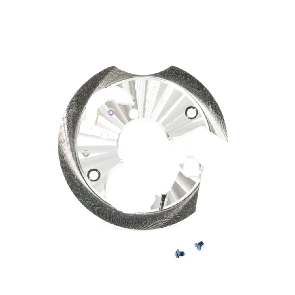 NH Movement Bridge - Côtes de Genève - Sunburst - Silver - - - - Lucius Atelier - Swiss Quality Seiko Watch Mod Parts