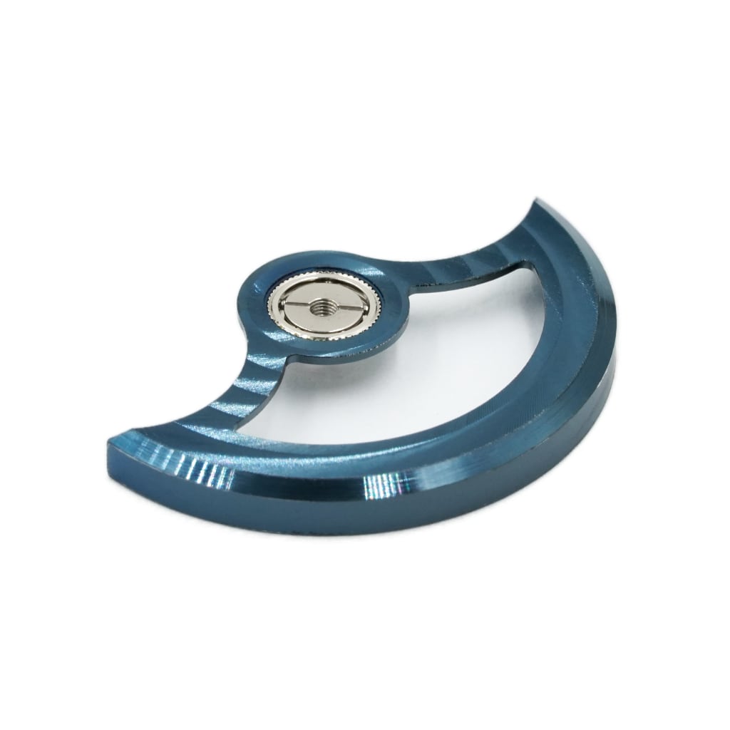 NH Movement Rotor - Côtes de Genève II - Blue - - - - Lucius Atelier - Swiss Quality Seiko Watch Mod Parts