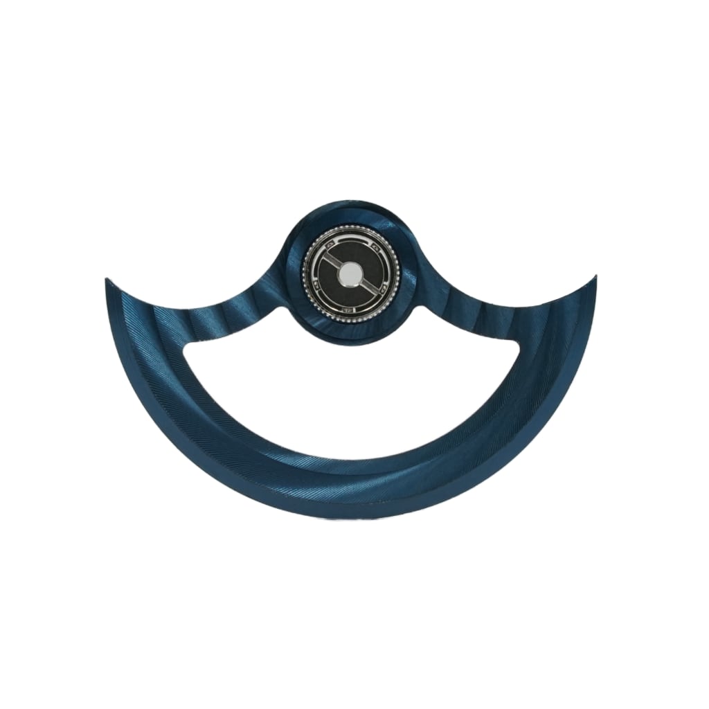 NH Movement Rotor - Côtes de Genève II - Blue - - - - Lucius Atelier - Swiss Quality Seiko Watch Mod Parts