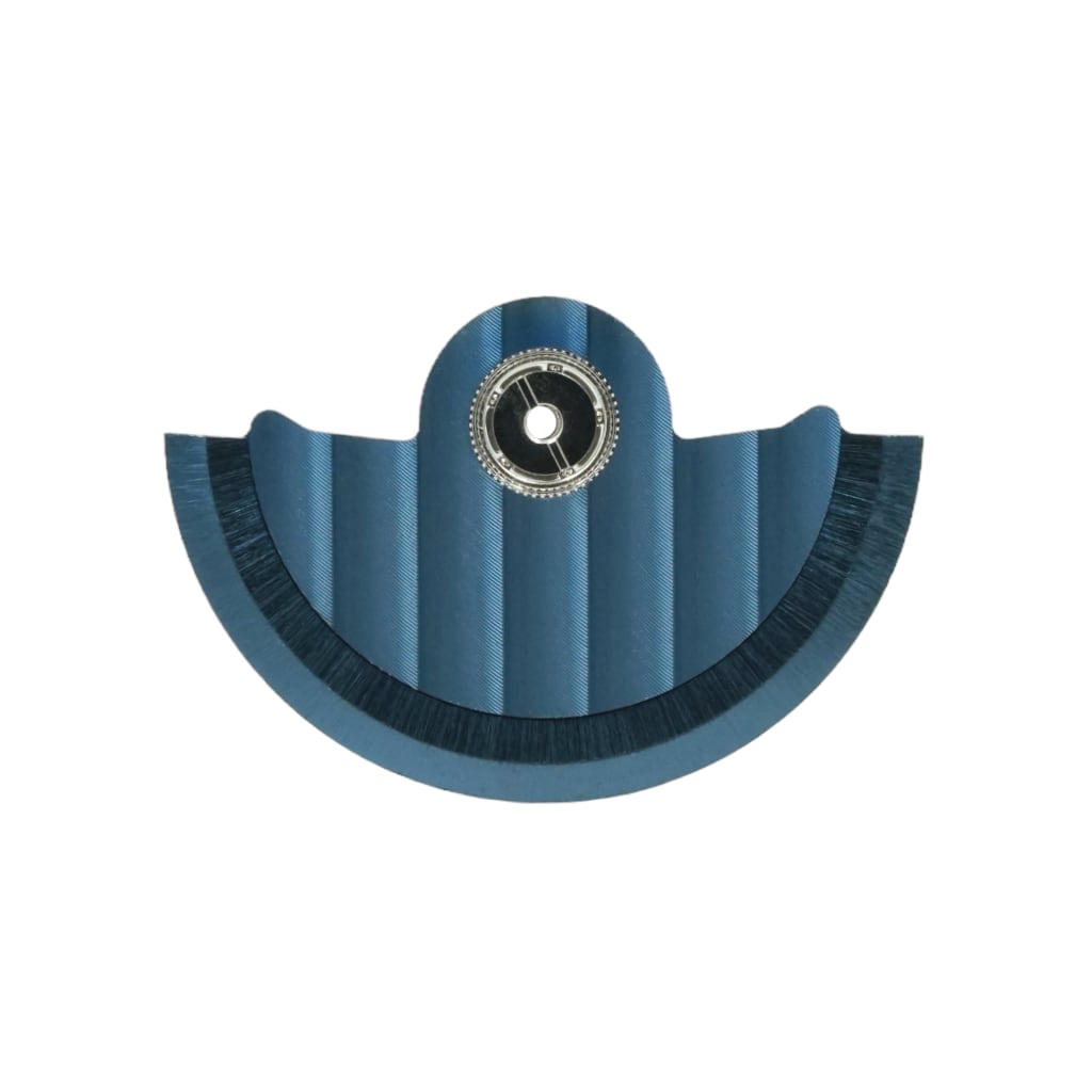 NH Movement Rotor - Côtes de Genève III - Blue - - - - Lucius Atelier - Swiss Quality Seiko Watch Mod Parts