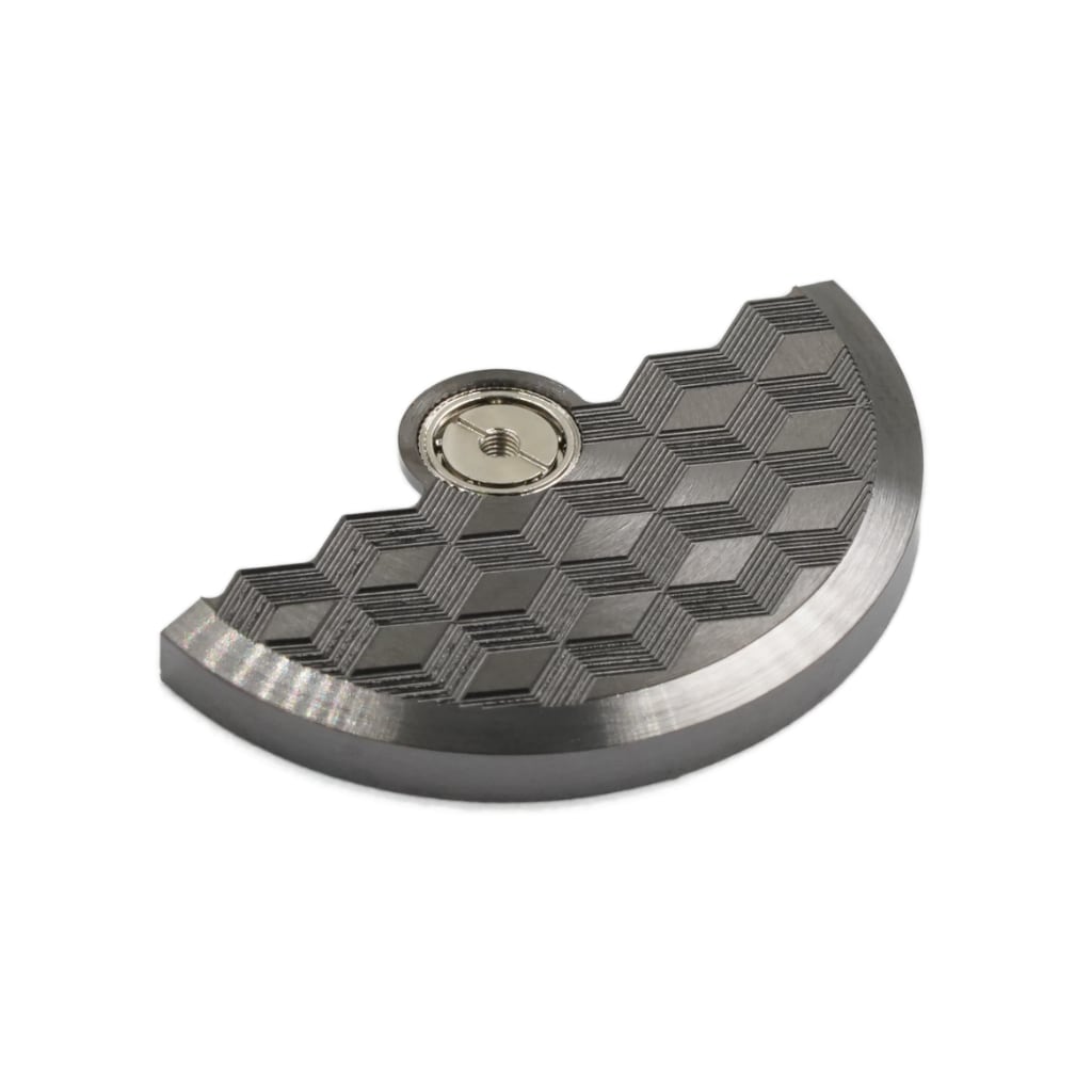 NH Movement Rotor - Hemicude - Gunmetal - - - - Lucius Atelier - Swiss Quality Seiko Watch Mod Parts