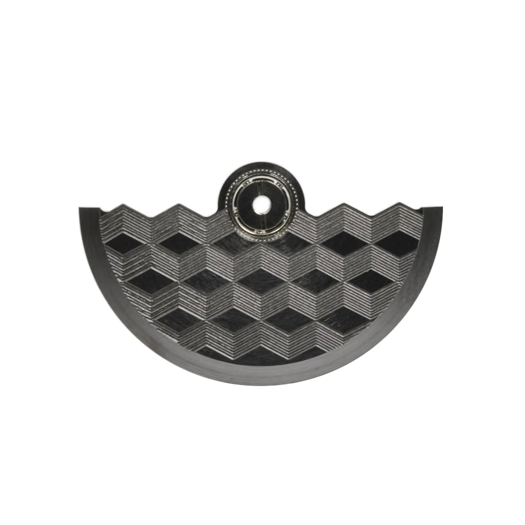 NH Movement Rotor - Hemicude - Gunmetal - - - - Lucius Atelier - Swiss Quality Seiko Watch Mod Parts