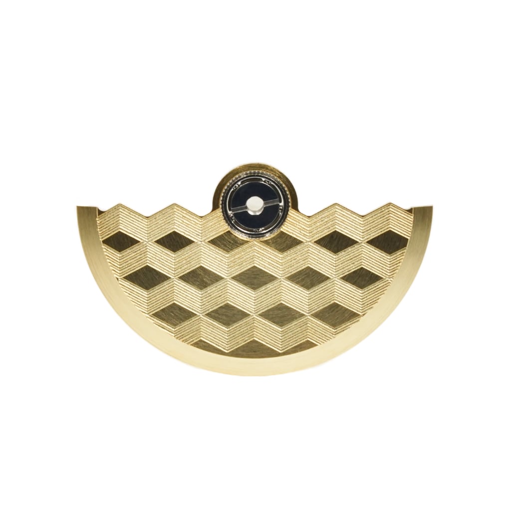 NH Movement Rotor - Hemicude - Yellow Gold - - - - Lucius Atelier - Swiss Quality Seiko Watch Mod Parts